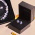 Starlit Waves | .925 Sterling Silver | Firefly Glass Stud Earrings